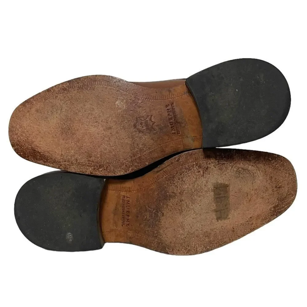 JOHNSTON & MURPHY Men's Lancaster Cap Toe Oxfords 10
